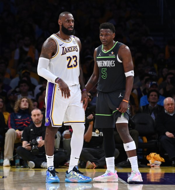 Edwards' 24-year-old averaged 25+5+5 in his playoff career. Only he and James did this in history