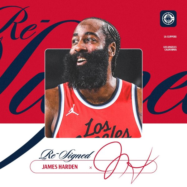 🚨 81.5 million in two years + partial guarantee in the second year! Official: The Clippers officially renew their contract with Harden!
