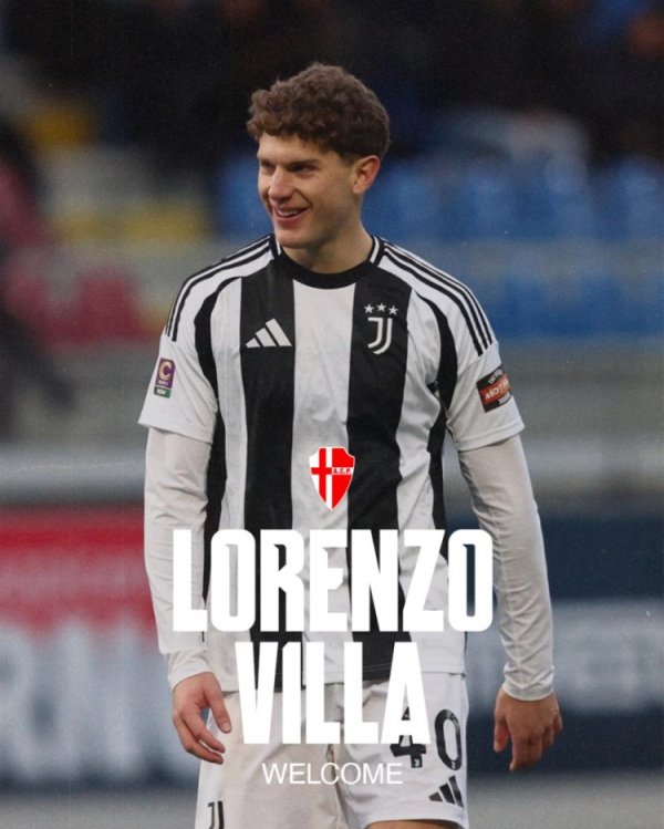 Official: Juventus 21-year-old central defender Lorenzo Villa joins Serie Padova on loan