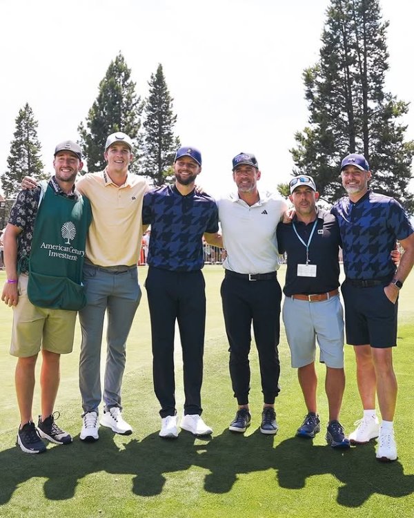 🏌�Curry now shows the news of participating in the Lake Tahoe Golf Celebrity Tournament: Thank you for your love throughout the weekend