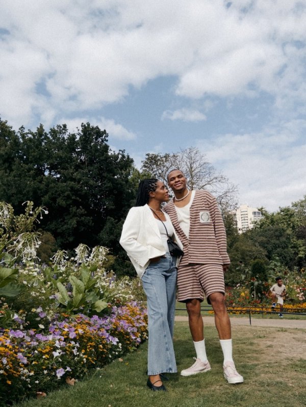 The next home has not been confirmed yet! Westbrook looks good when he goes out with his wife and children