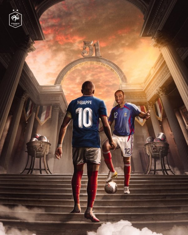 Only 26 years old! Mbappe s national team s 51 goals were only 6 goals short of scorer Wang Jilu, and 12 goals were scored in 2 World Cups