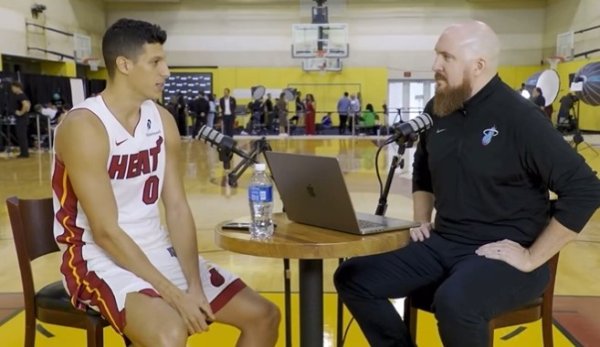 Fontechio talks about being traded to the Heat: This is where I want to go I appreciate the Heat culture