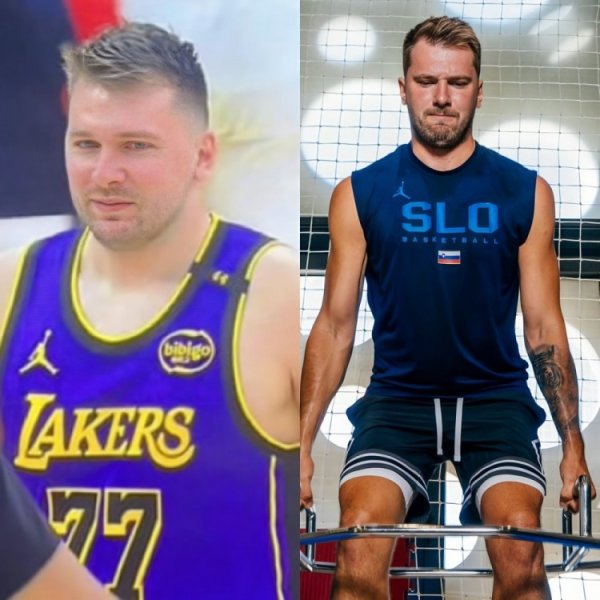 O77 becomes 177! The Lakers officially announced that Doncic weighed 104 kg, with the heaviest last season of 122.5 kg