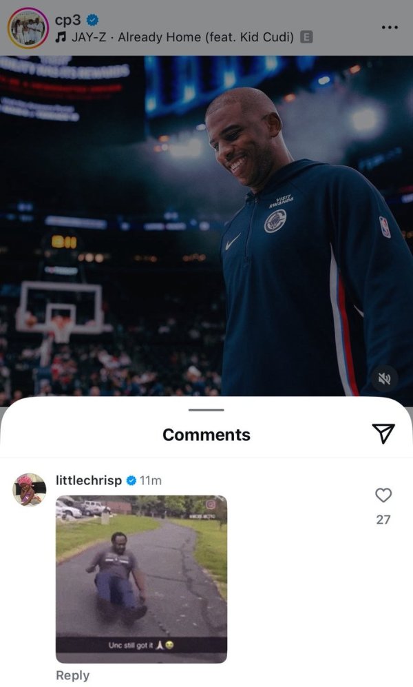 Old Paul s declaration of return was ridiculed by his son CP4: Uncle s sword is not old yet🙏🤓