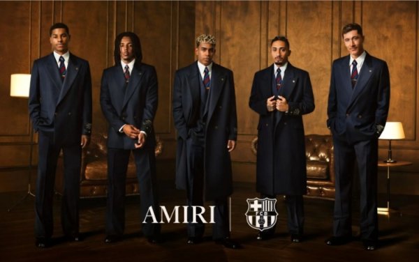Official: North American luxury brand AMIRI becomes Barcelona’s official clothing partner for the next five years